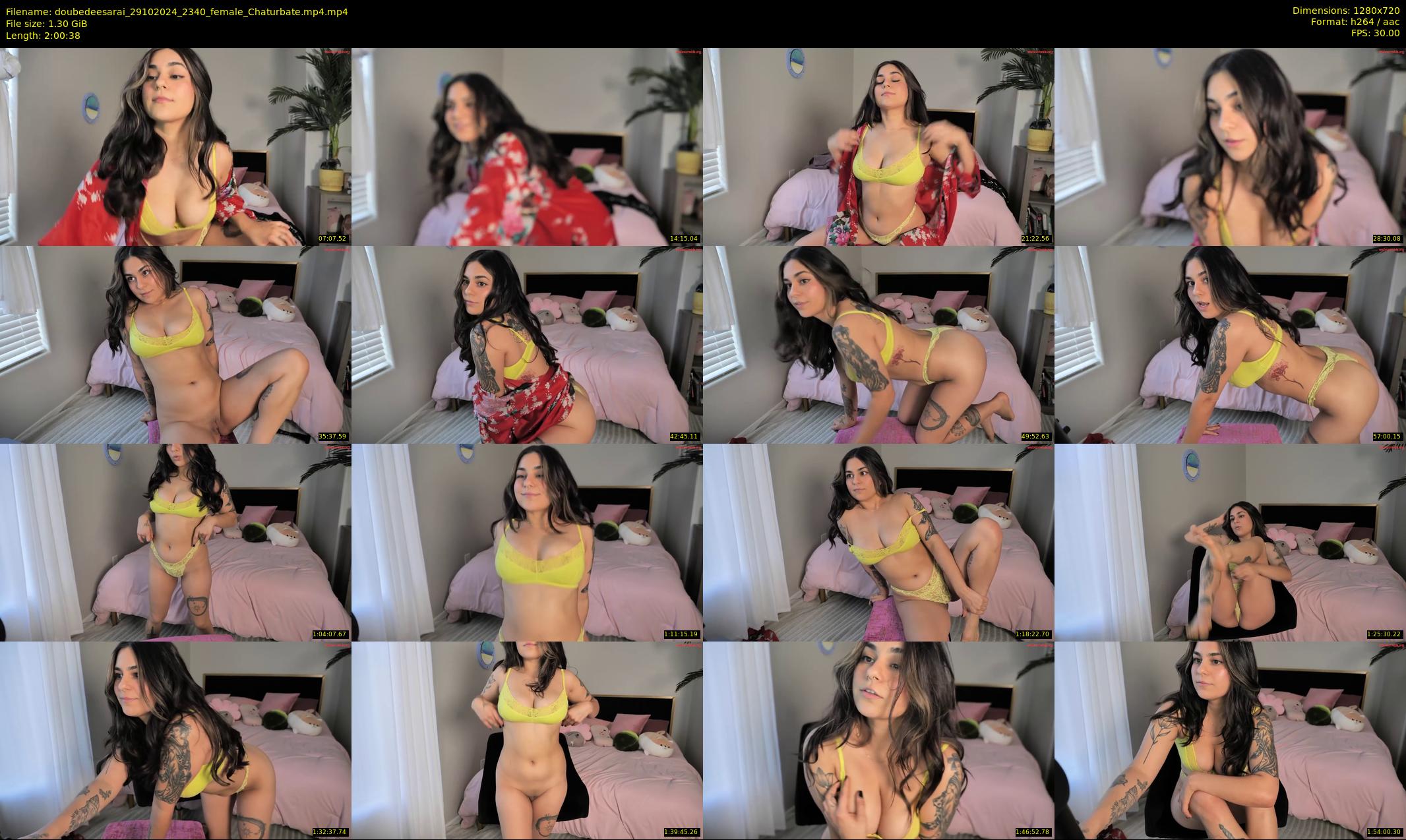 doubedeesarai — 121 minute Chaturbate female cam show recording, 720p, Oct 29, 2024