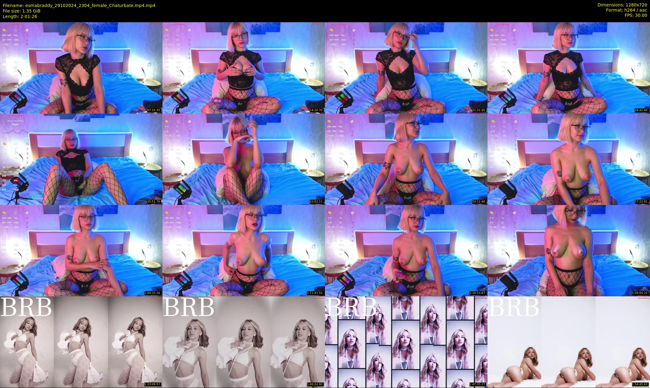 esmabraddy — 122 minute Chaturbate female cam show recording, 720p, Oct 29, 2024