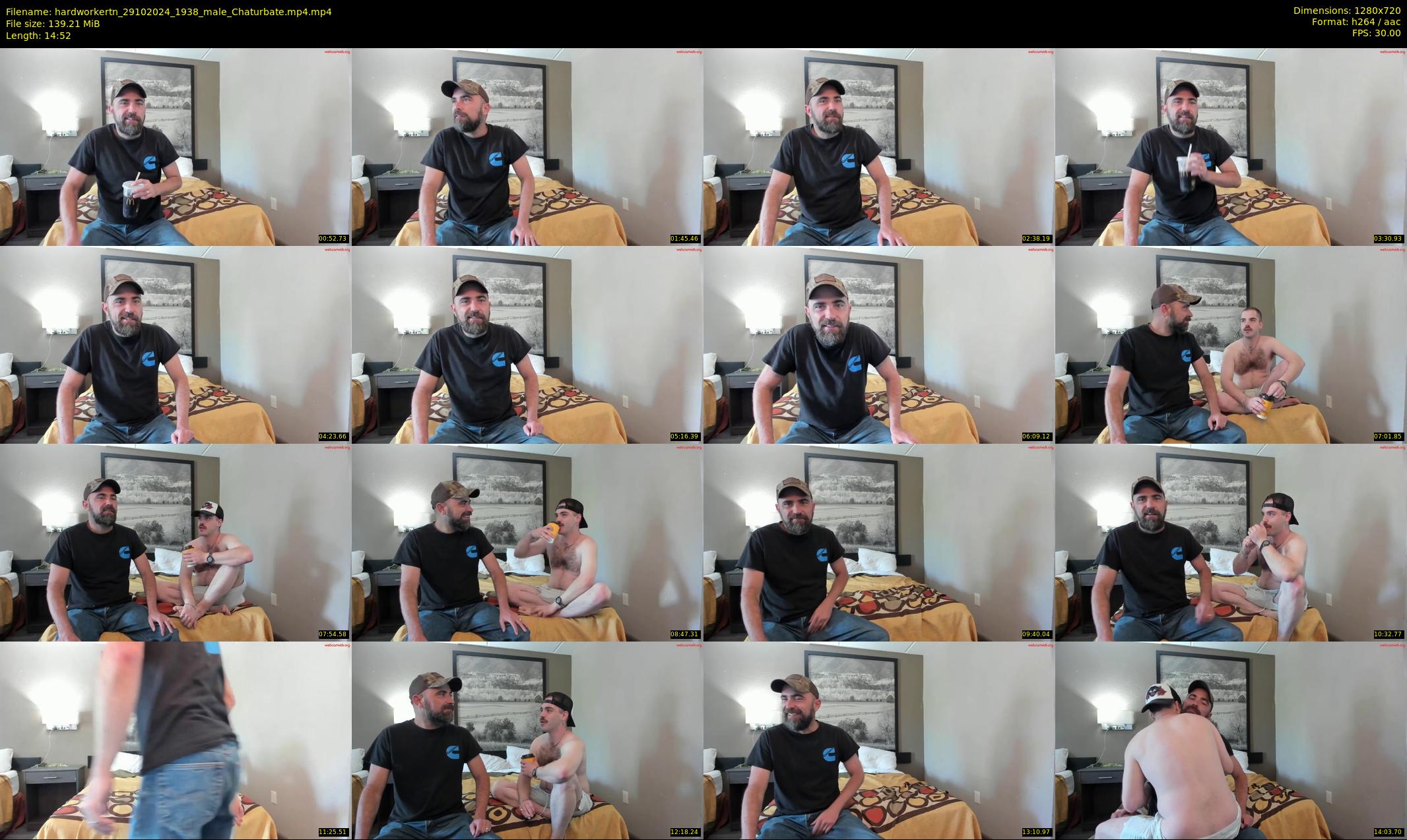 hardworkertn — 15 minute Chaturbate male cam show recording, 720p, Oct 29, 2024