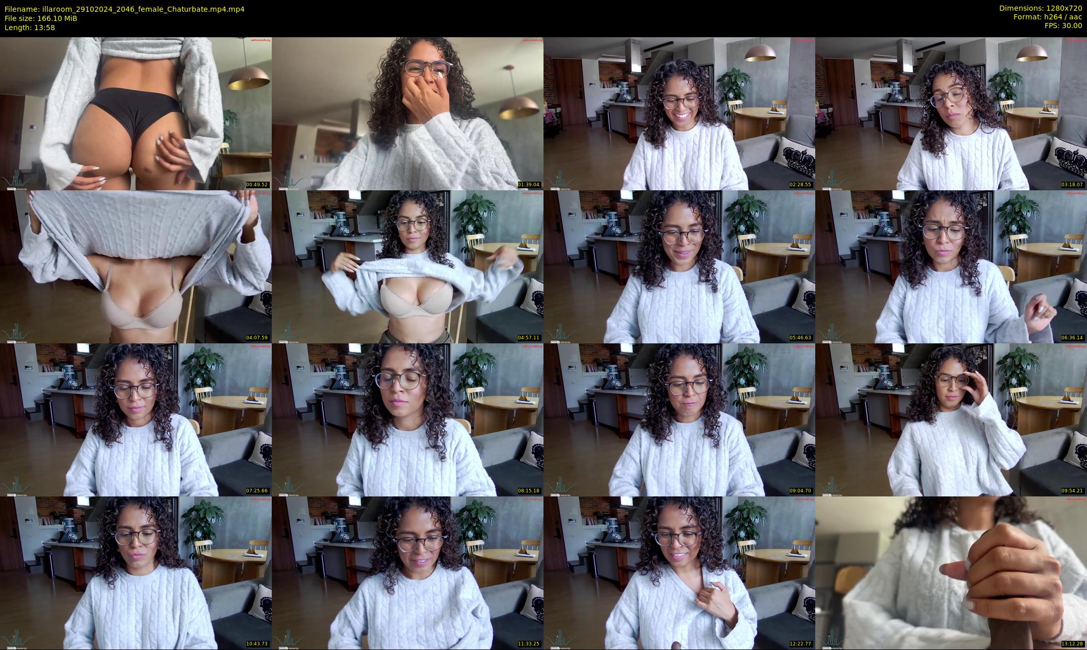 illaroom — 14 minute Chaturbate female cam show recording, 720p, Oct 29, 2024