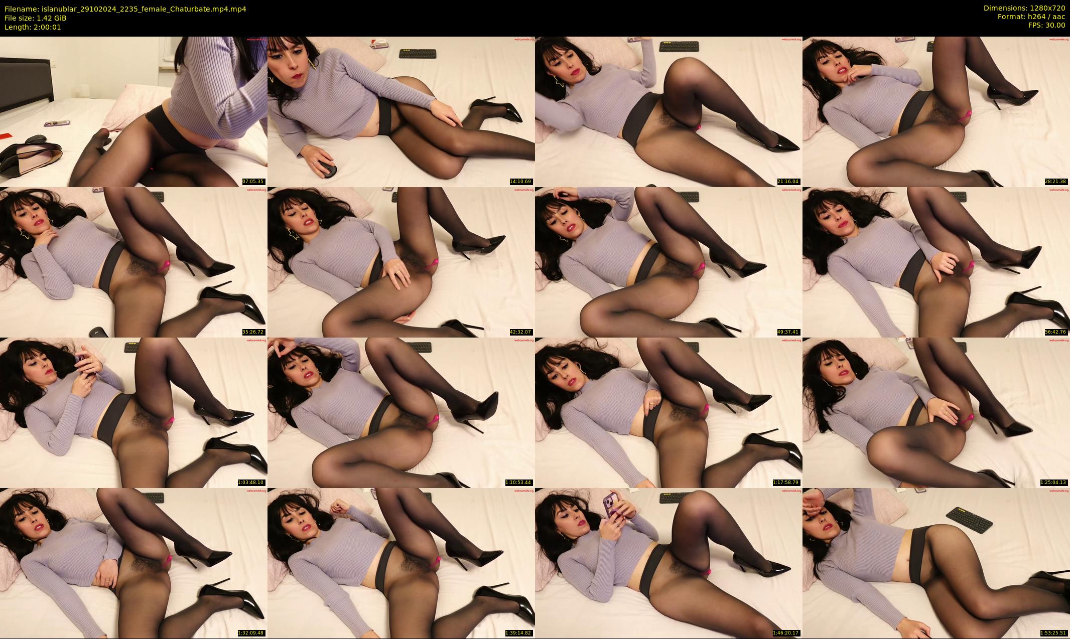 islanublar — 121 minute Chaturbate female cam show recording, 720p, Oct 29, 2024
