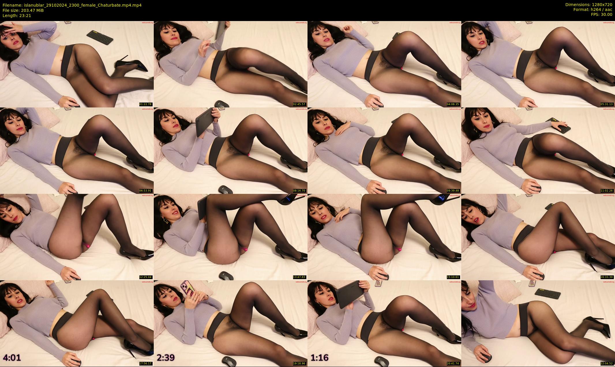 islanublar — 24 minute Chaturbate female cam show recording, 720p, Oct 29, 2024