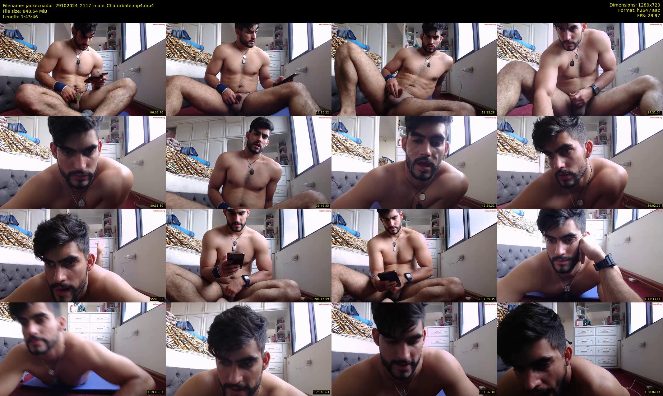 jackecuador — 104 minute Chaturbate male cam show recording, 720p, Oct 29, 2024