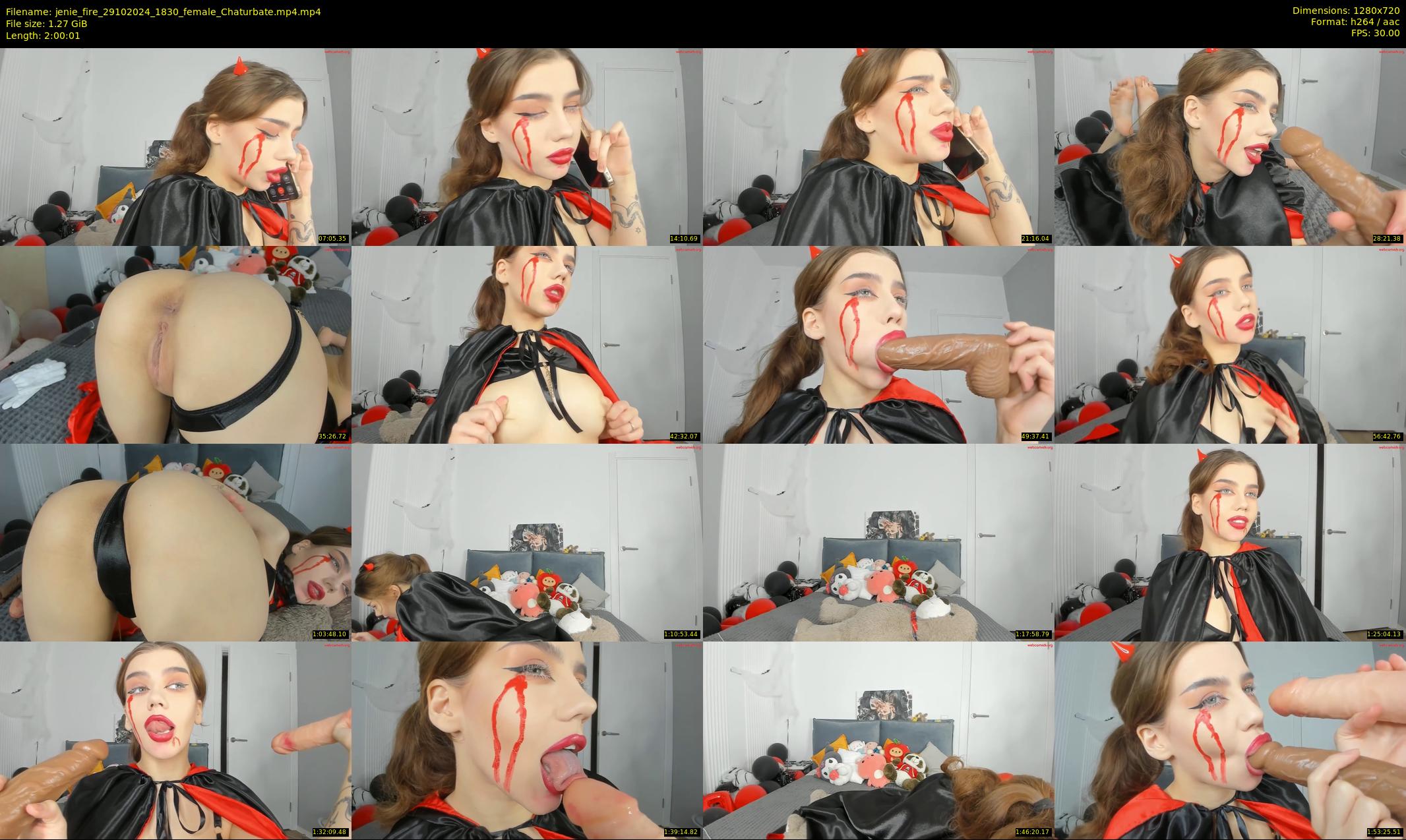 jenie_fire — 121 minute Chaturbate female cam show recording, 720p, Oct 29, 2024