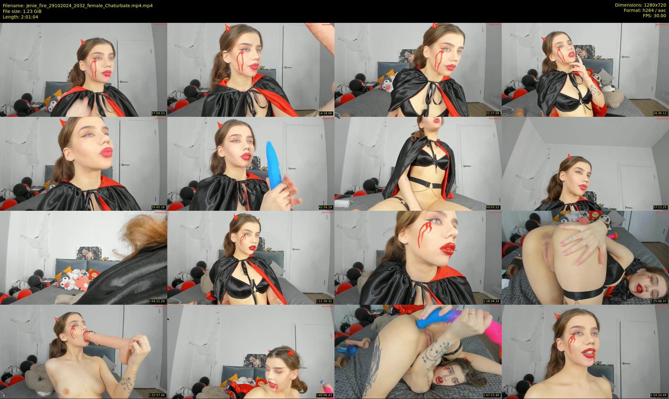 jenie_fire — 122 minute Chaturbate female cam show recording, 720p, Oct 29, 2024