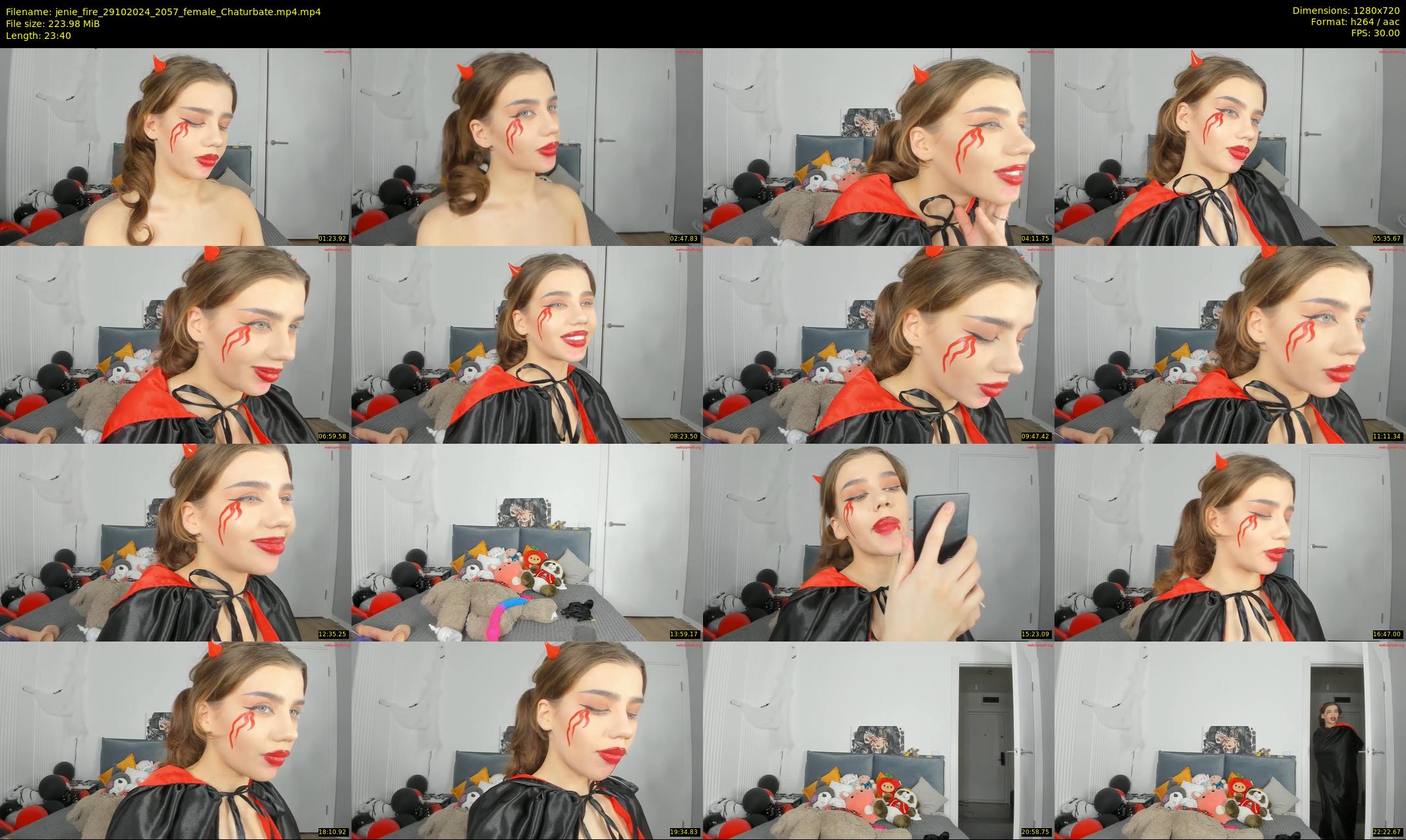 jenie_fire — 24 minute Chaturbate female cam show recording, 720p, Oct 29, 2024