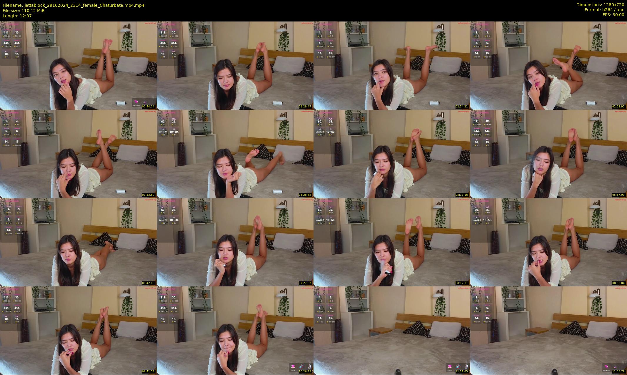 jettablock — 13 minute Chaturbate female cam show recording, 720p, Oct 29, 2024
