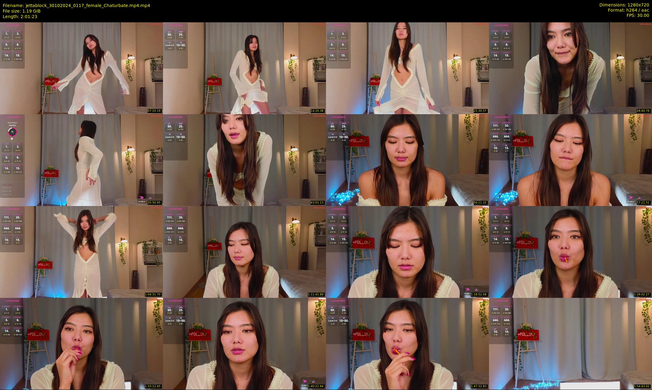 jettablock — 122 minute Chaturbate female cam show recording, 720p, Oct 30, 2024