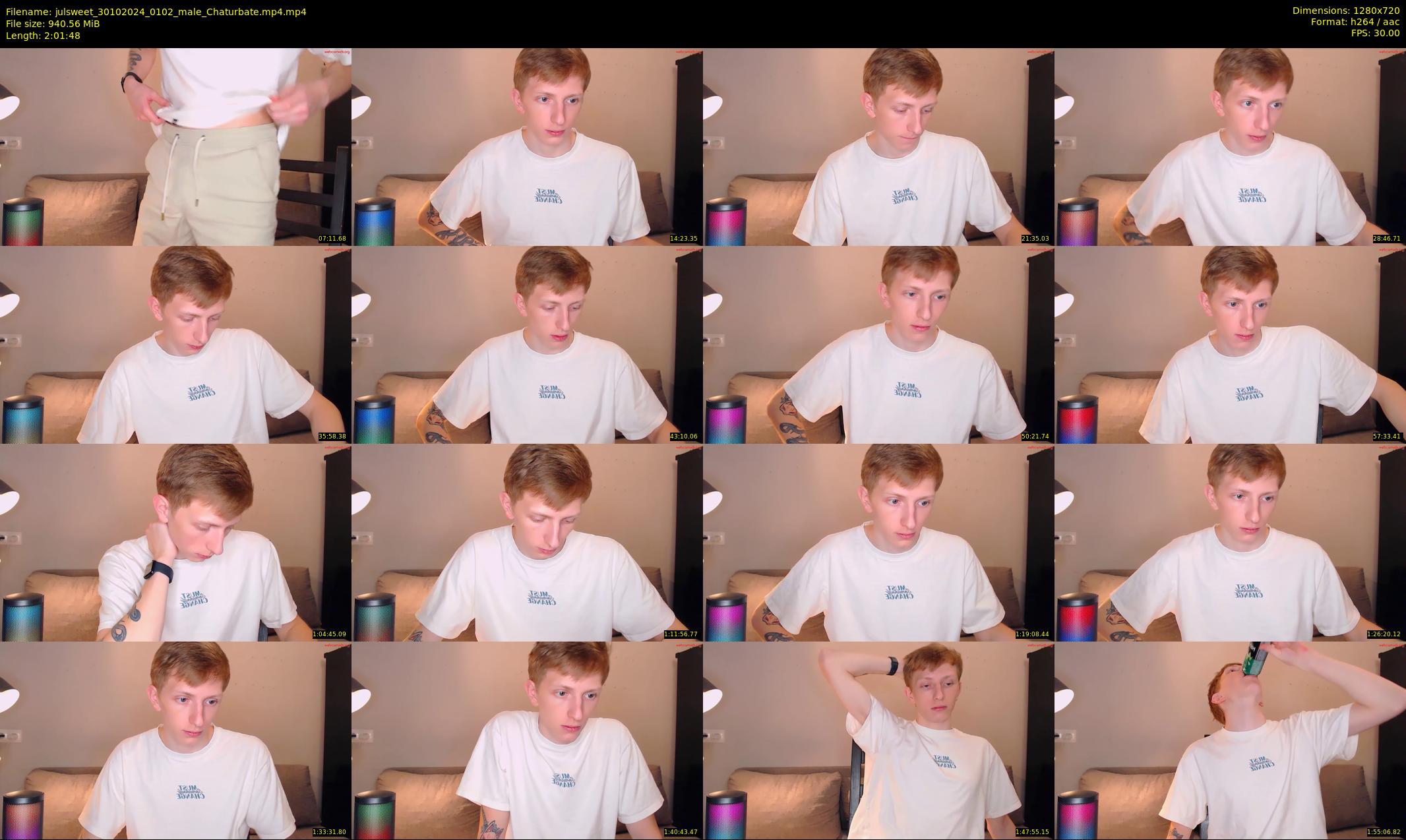julsweet — 122 minute Chaturbate male cam show recording, 720p, Oct 30, 2024