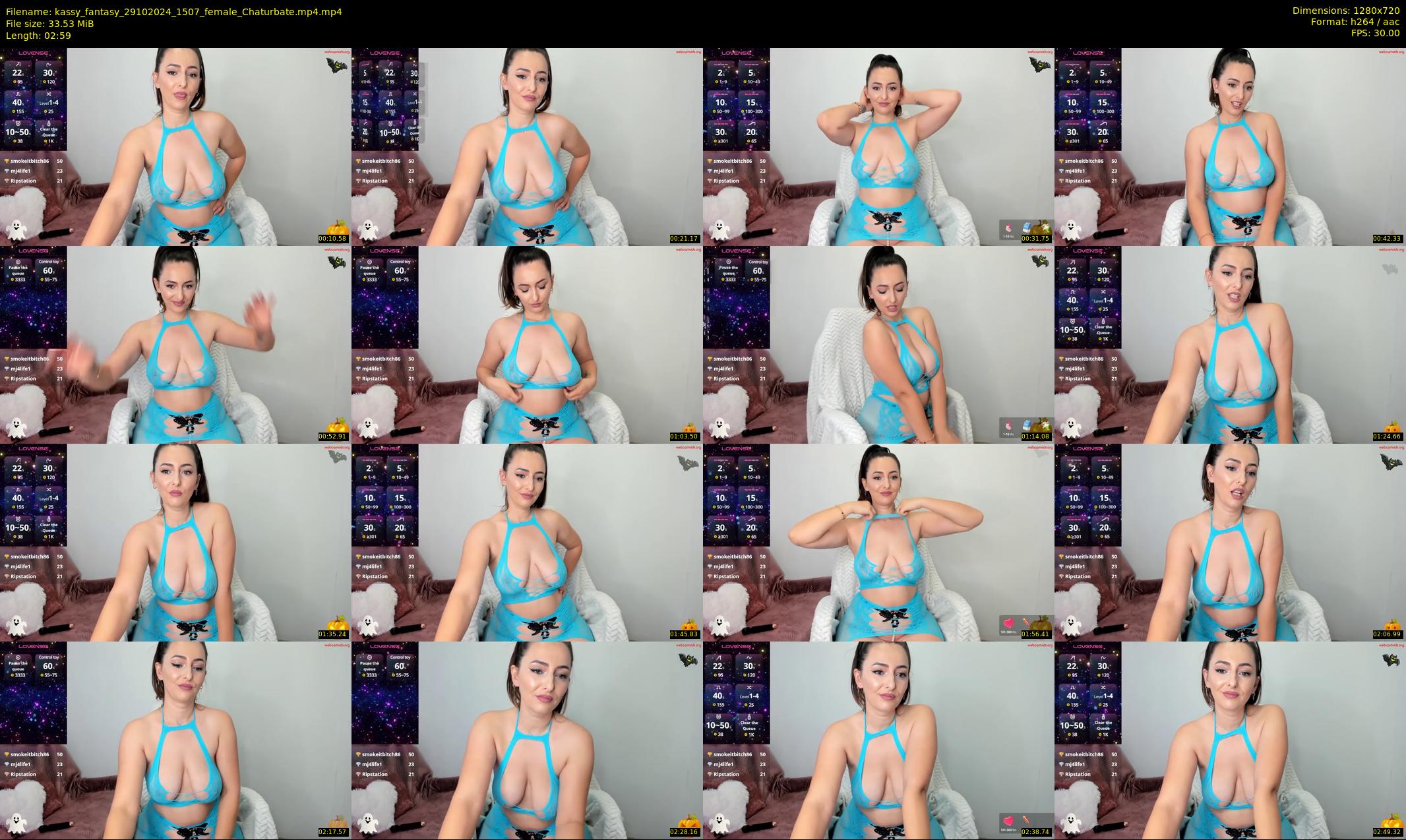 kassy_fantasy — 3 minute Chaturbate female cam show recording, 720p, Oct 29, 2024