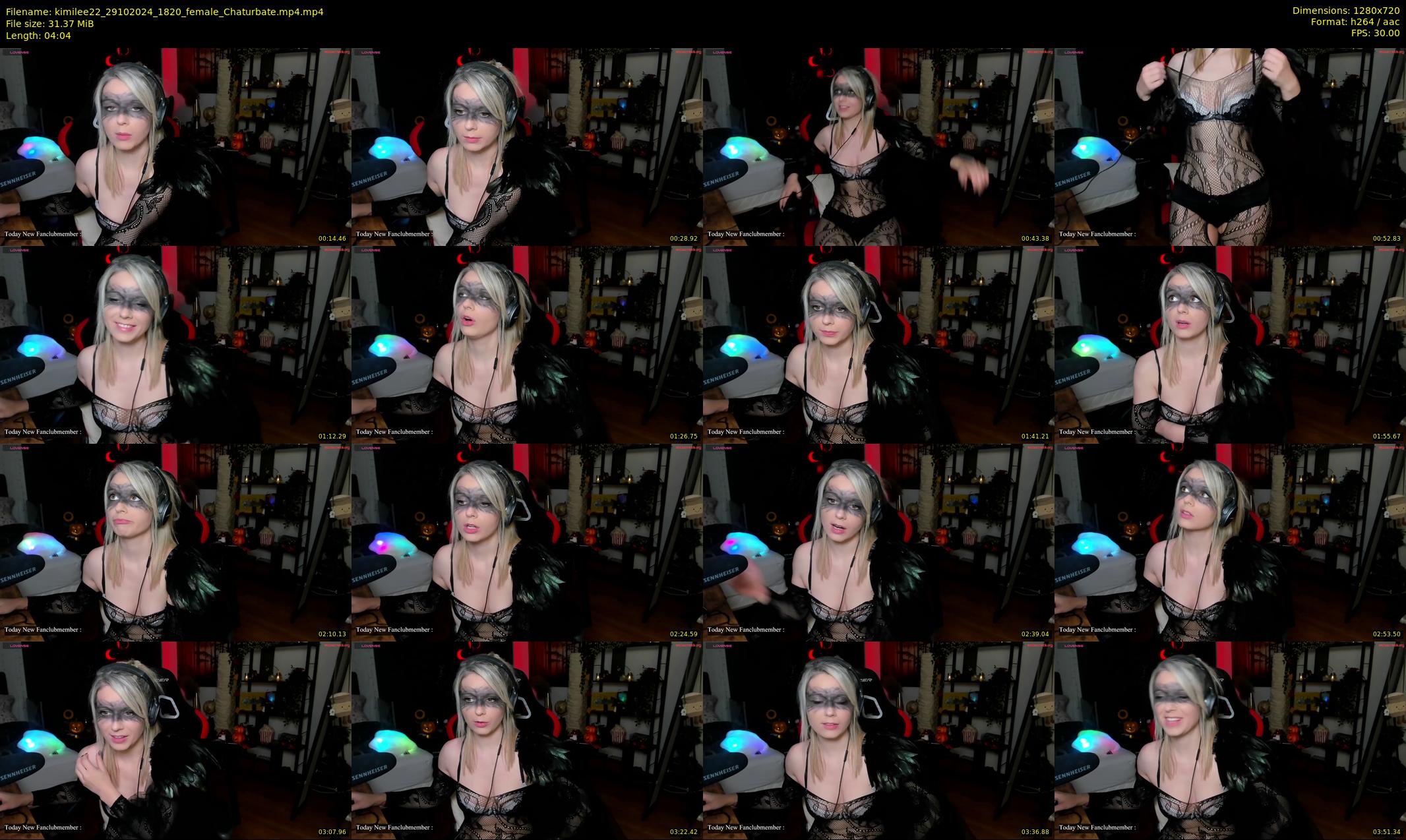 kimilee22 — 5 minute Chaturbate female cam show recording, 720p, Oct 29, 2024