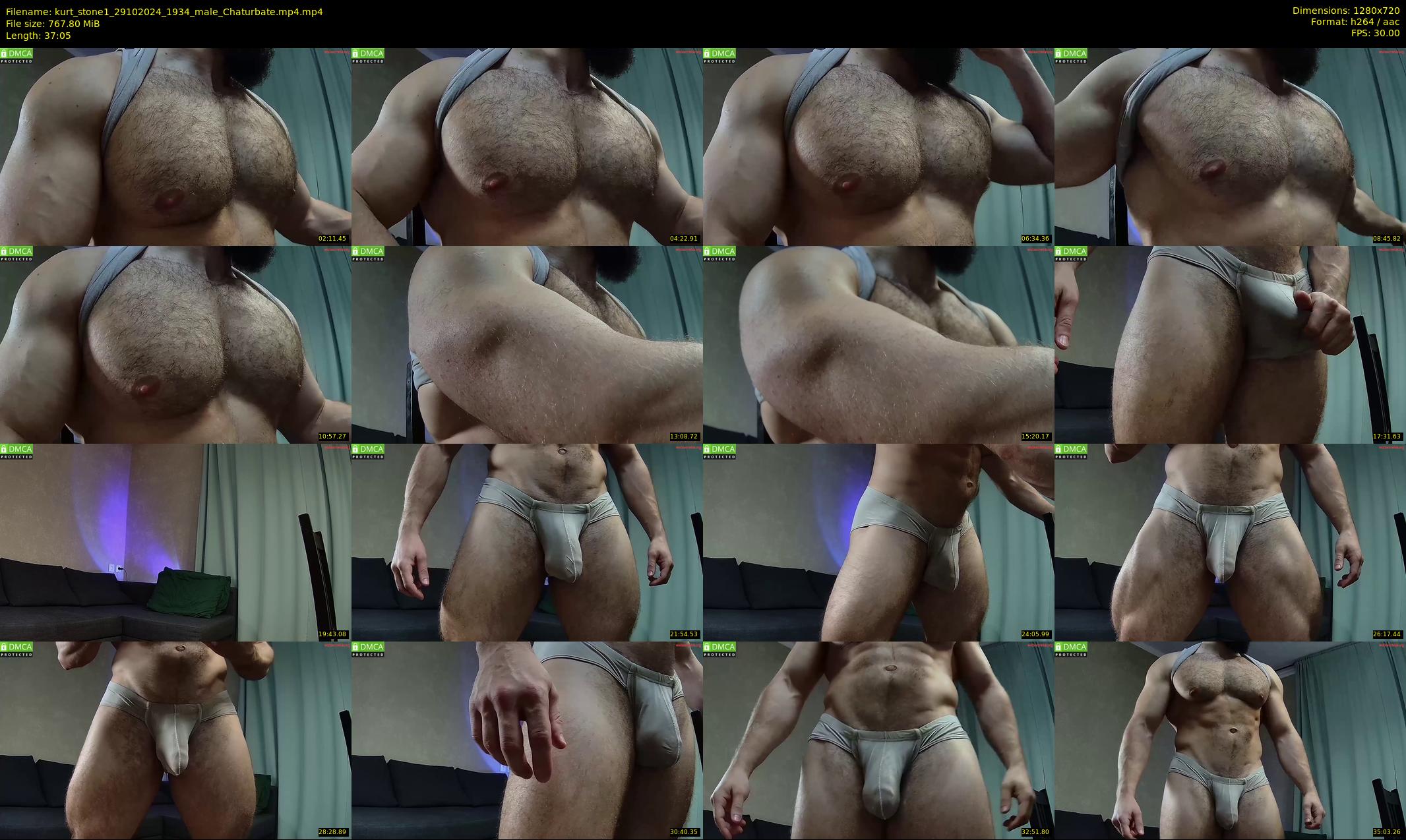 kurt_stone1 — 38 minute Chaturbate male cam show recording, 720p, Oct 29, 2024