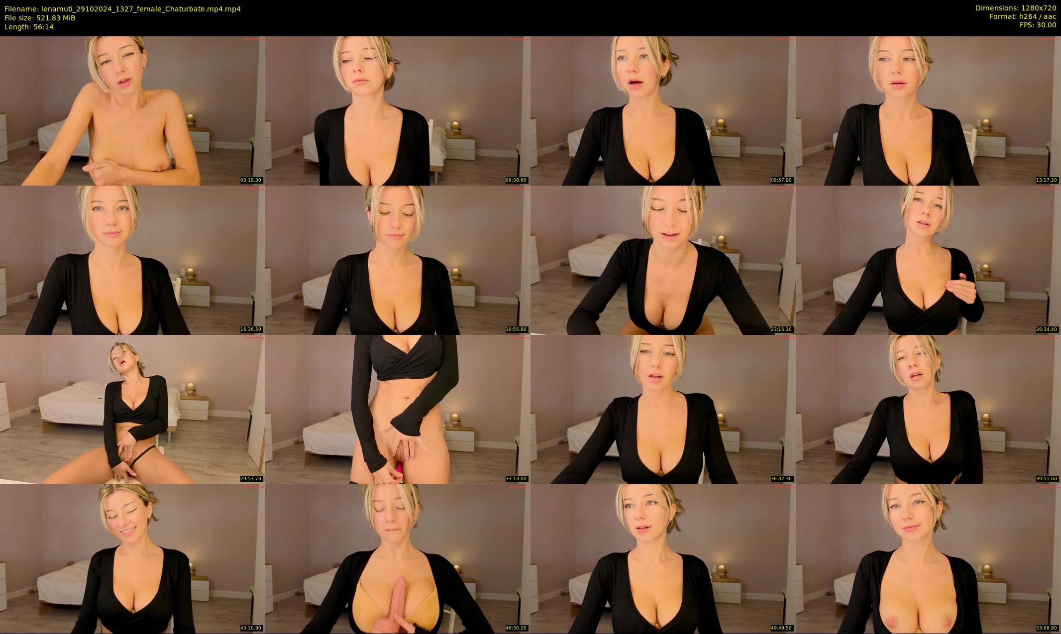 lenamuti — 57 minute Chaturbate female cam show recording, 720p, Oct 29, 2024