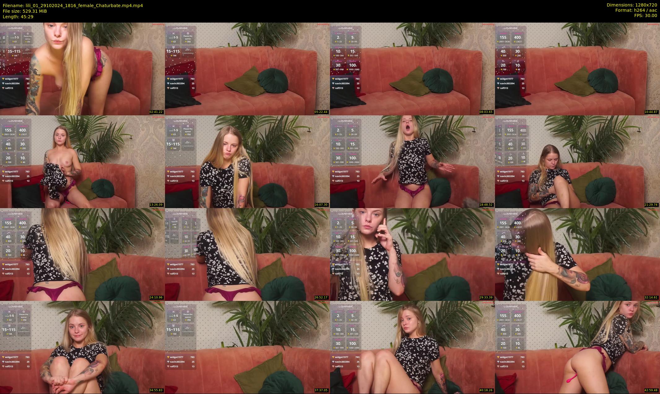 lili_01 — 46 minute Chaturbate female cam show recording, 720p, Oct 29, 2024