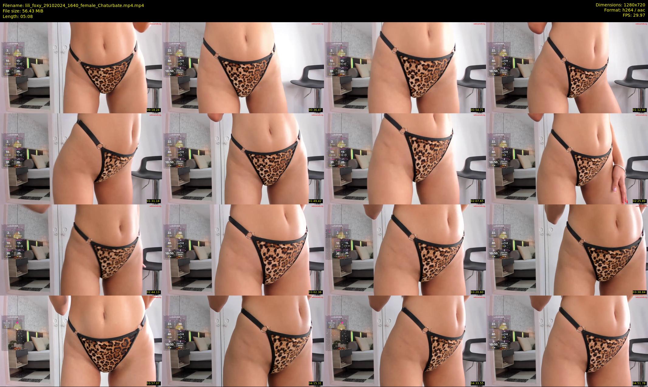 lili_foxy — 6 minute Chaturbate female cam show recording, 720p, Oct 29, 2024