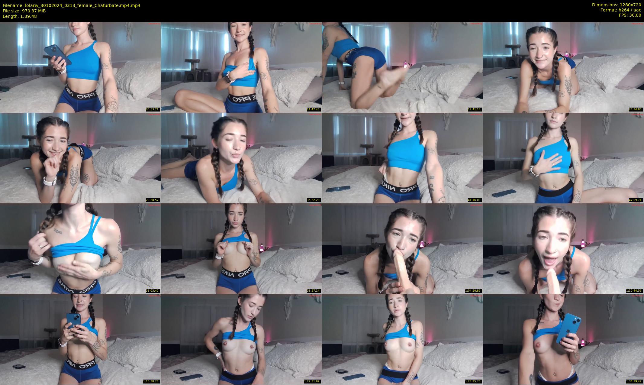 lolariv — 100 minute Chaturbate female cam show recording, 720p, Oct 30, 2024