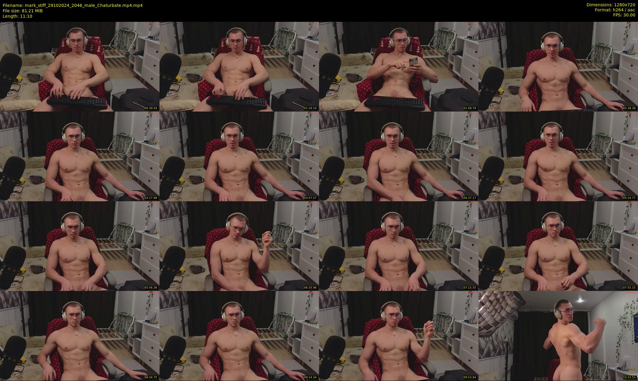 mark_stiff — 12 minute Chaturbate male cam show recording, 720p, Oct 29, 2024