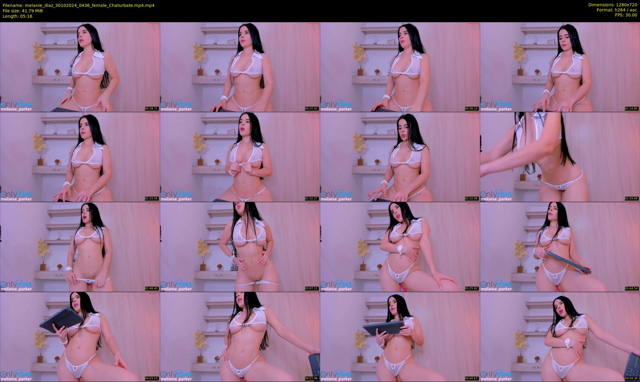 melanie_diaz — 6 minute Chaturbate female cam show recording, 720p, Oct 30, 2024