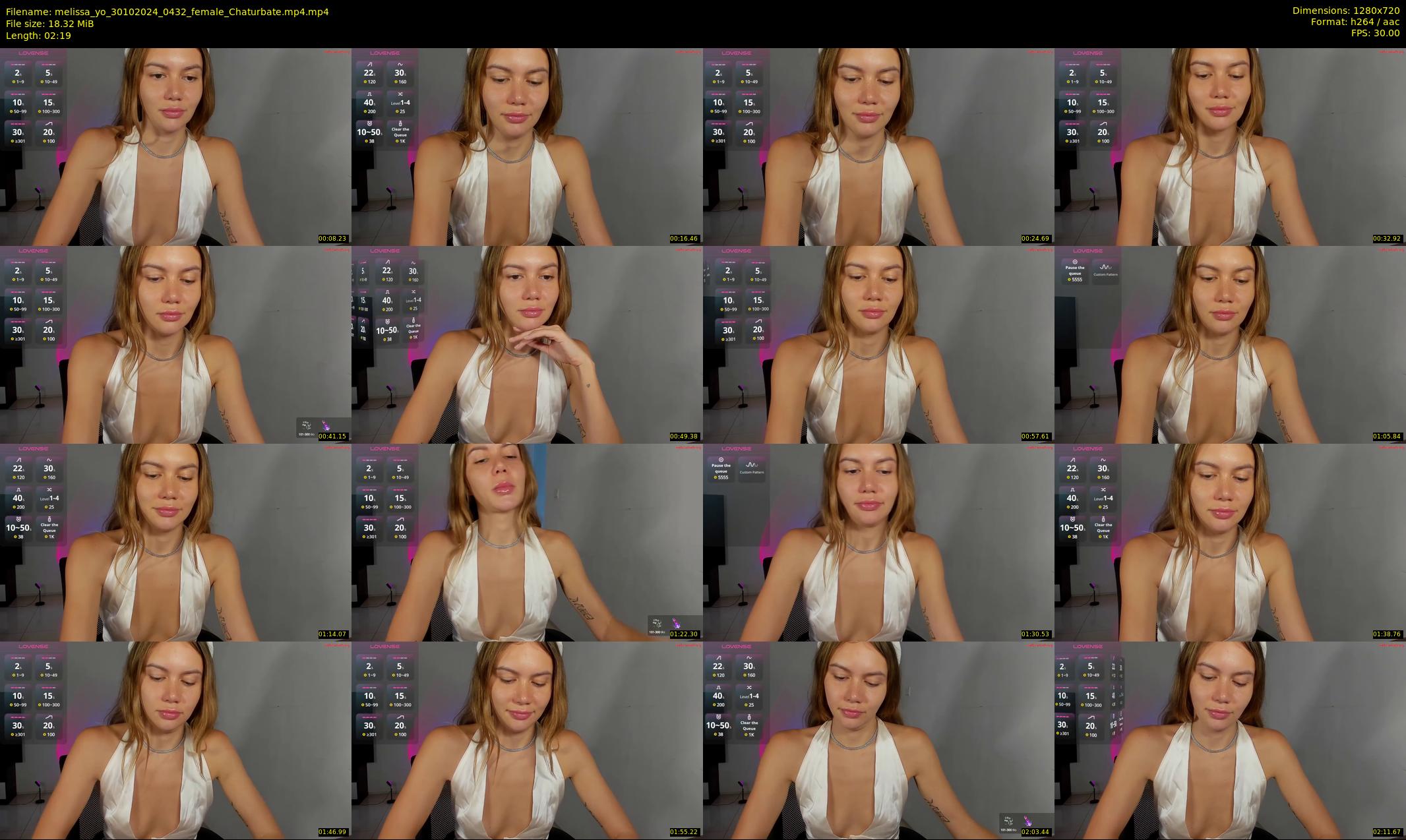 melissa_yo — 3 minute Chaturbate female cam show recording, 720p, Oct 30, 2024