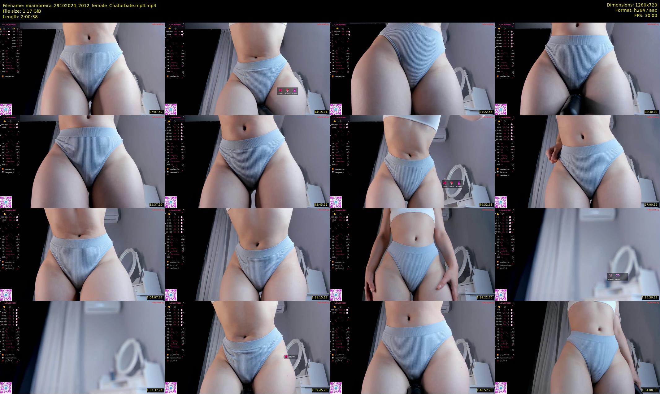 miamoreira — 121 minute Chaturbate female cam show recording, 720p, Oct 29, 2024