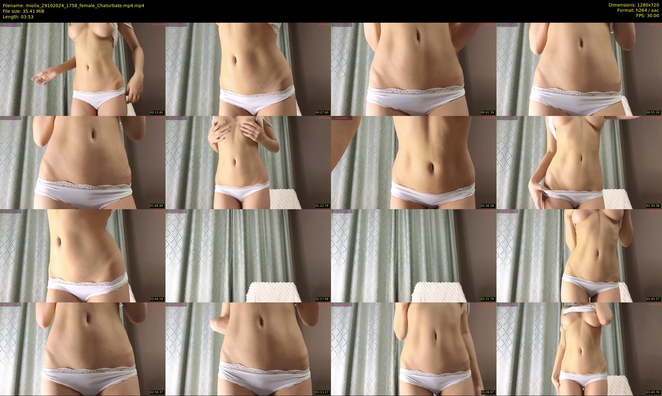 miolia — 4 minute Chaturbate female cam show recording, 720p, Oct 29, 2024
