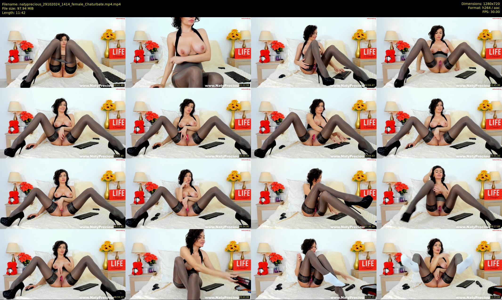 natyprecious — 12 minute Chaturbate female cam show recording, 720p, Oct 29, 2024