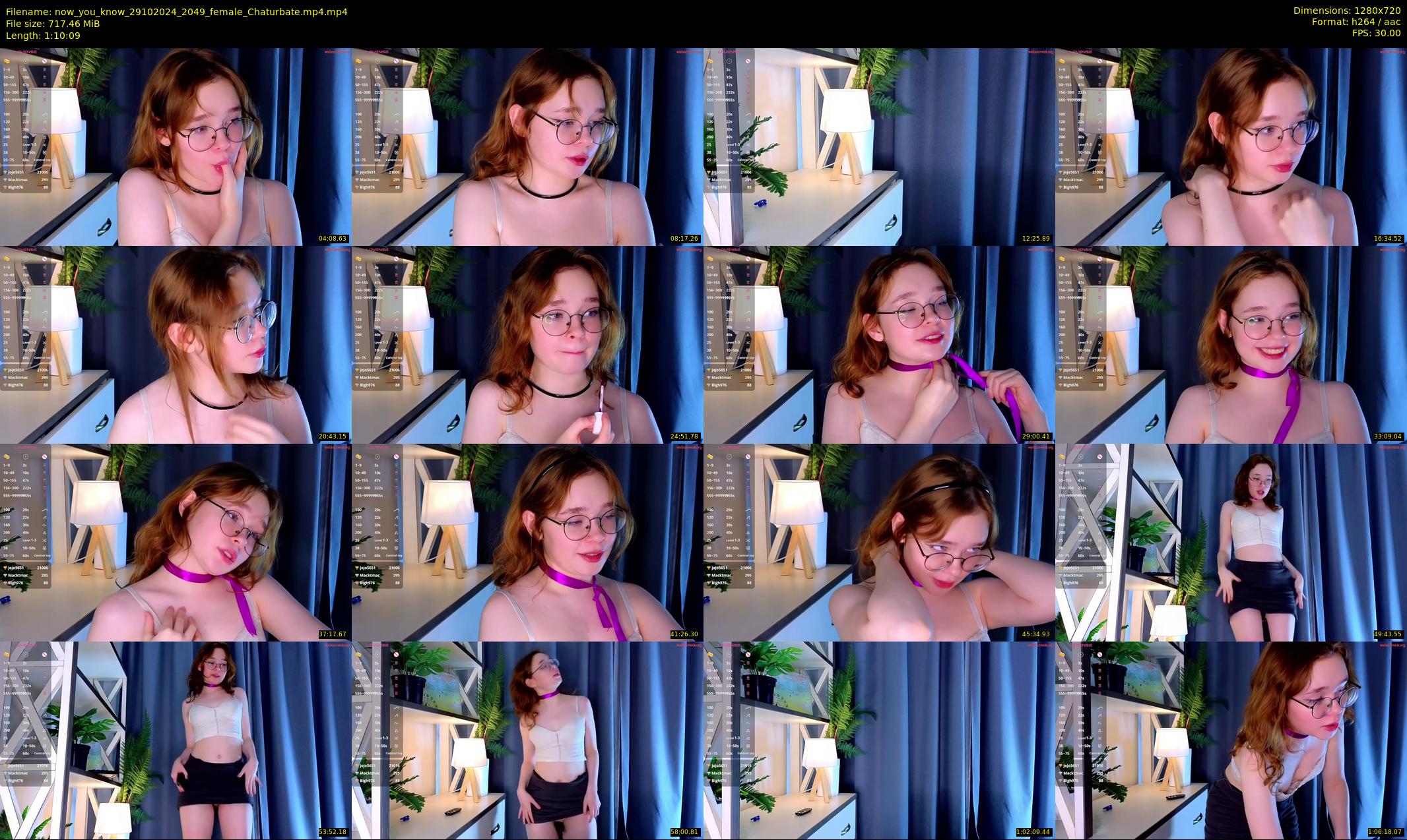 now_you_know — 71 minute Chaturbate female cam show recording, 720p, Oct 29, 2024