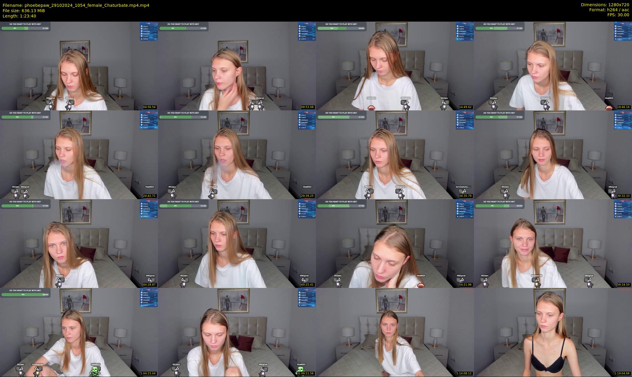 phoebepaw — 84 minute Chaturbate female cam show recording, 720p, Oct 29, 2024