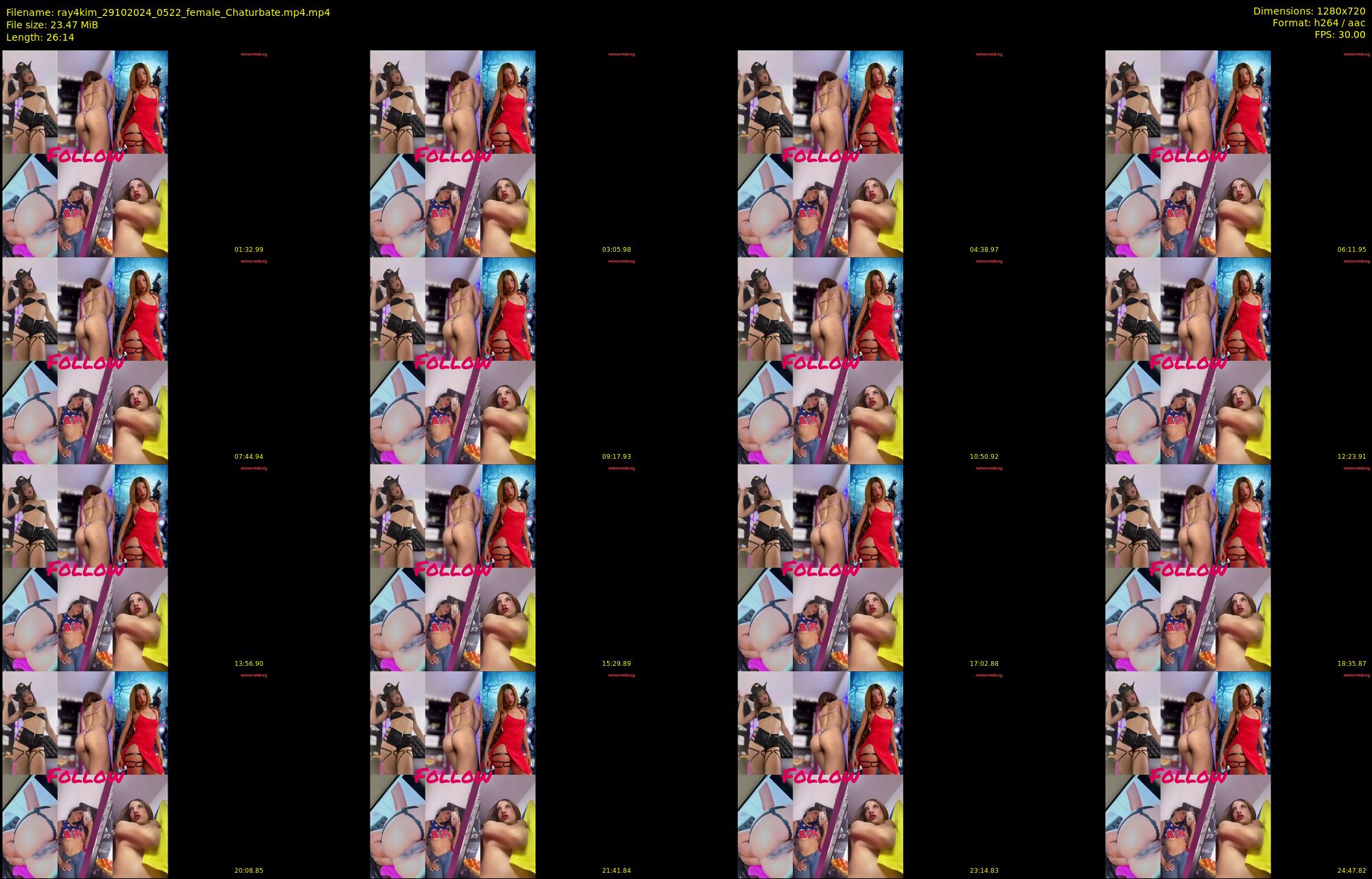 ray4kim — 27 minute Chaturbate couple cam show recording, 720p, Oct 29, 2024