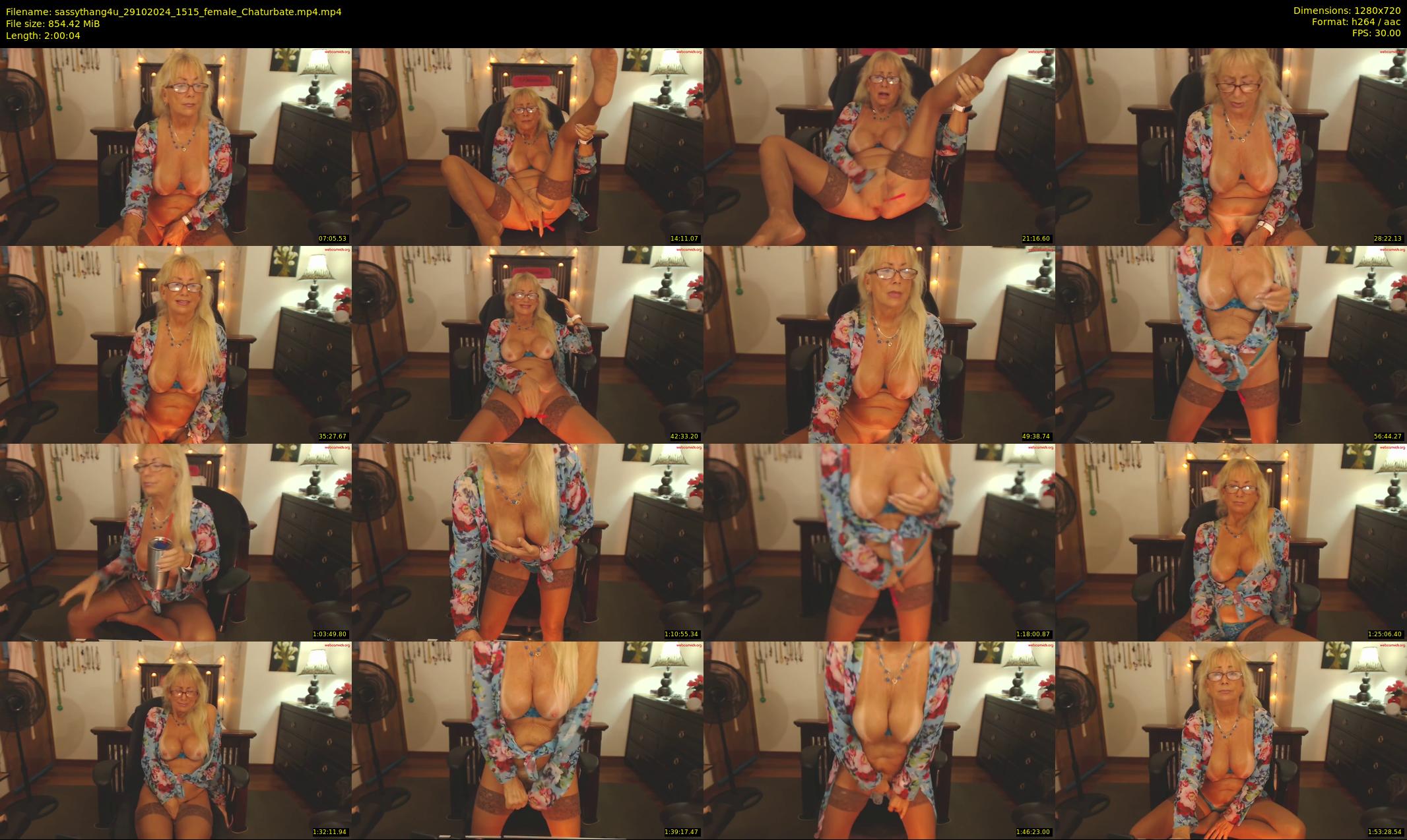 sassythang4u — 121 minute Chaturbate female cam show recording, 720p, Oct 29, 2024
