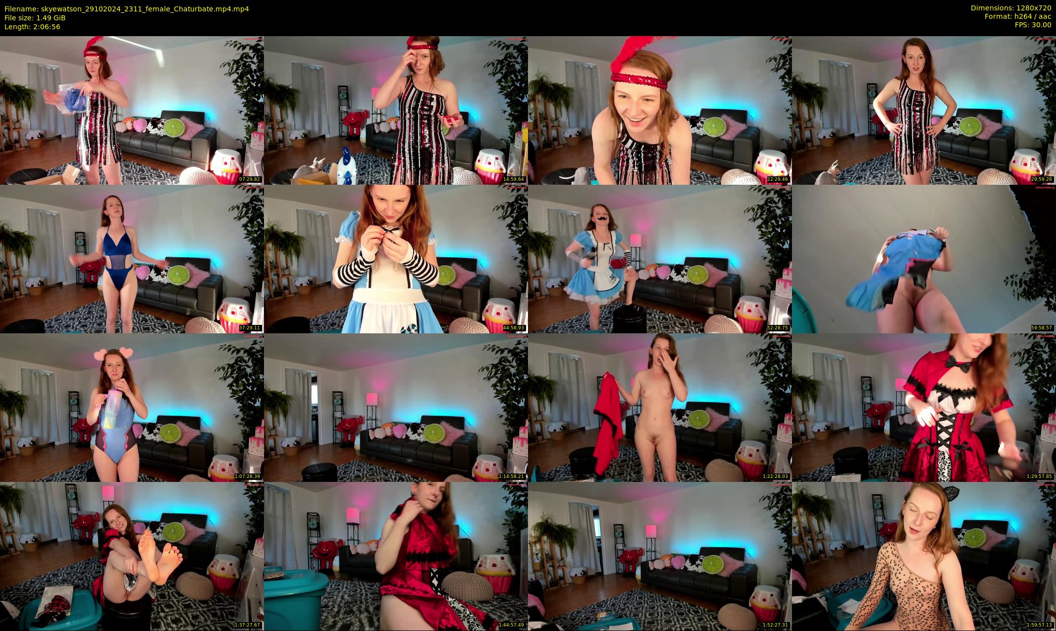 skyewatson — 127 minute Chaturbate female cam show recording, 720p, Oct 29, 2024