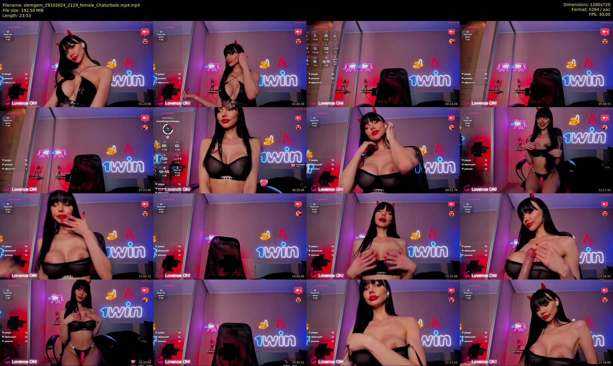 slemgem — 24 minute Chaturbate couple cam show recording, 720p, Oct 29, 2024