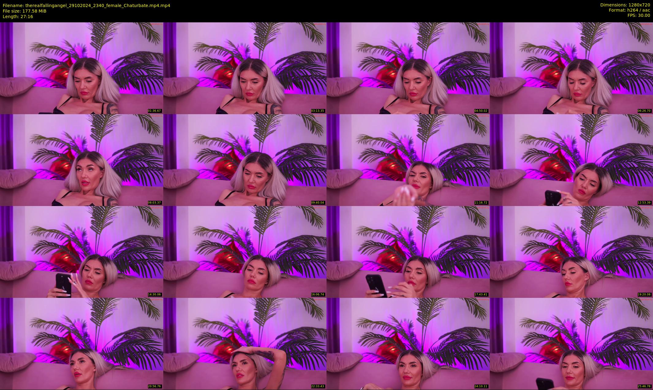 therealfallingangel — 28 minute Chaturbate female cam show recording, 720p, Oct 29, 2024