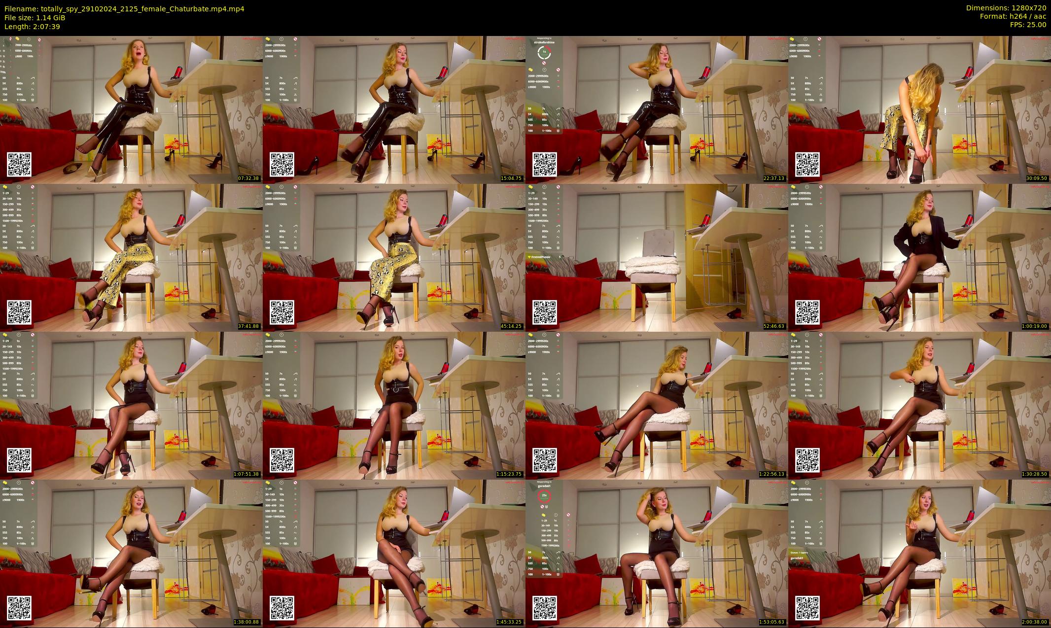 totally_spy — 128 minute Chaturbate female cam show recording, 720p, Oct 29, 2024