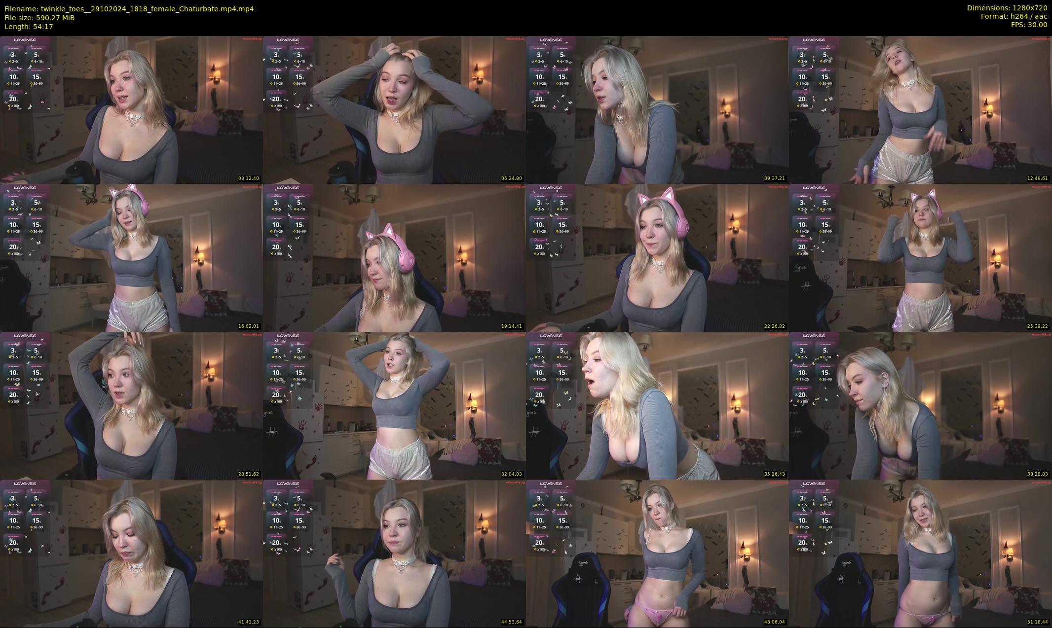 twinkle_toes_ — 55 minute Chaturbate female cam show recording, 720p, Oct 29, 2024