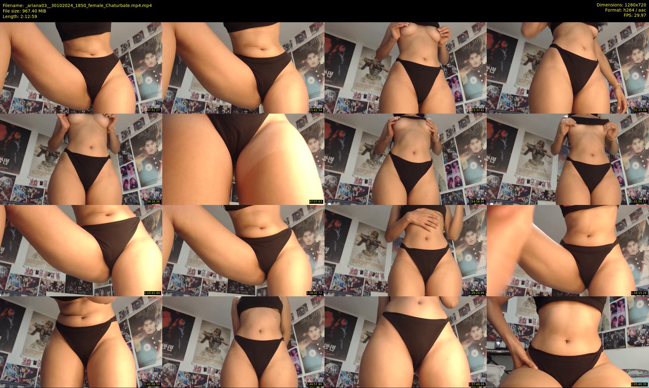 _ariana03_ — 133 minute Chaturbate female cam show recording, 720p, Oct 30, 2024