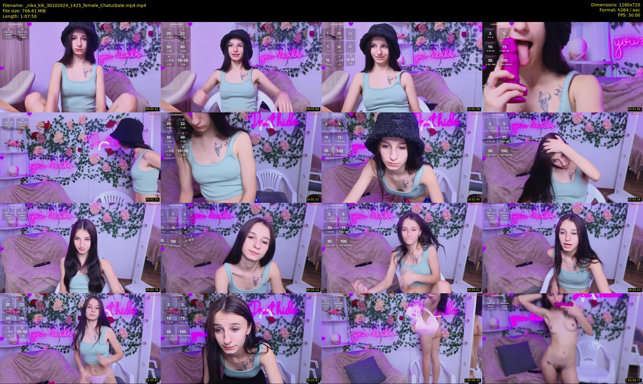 _nika_kik — 68 minute Chaturbate female cam show recording, 720p, Oct 30, 2024