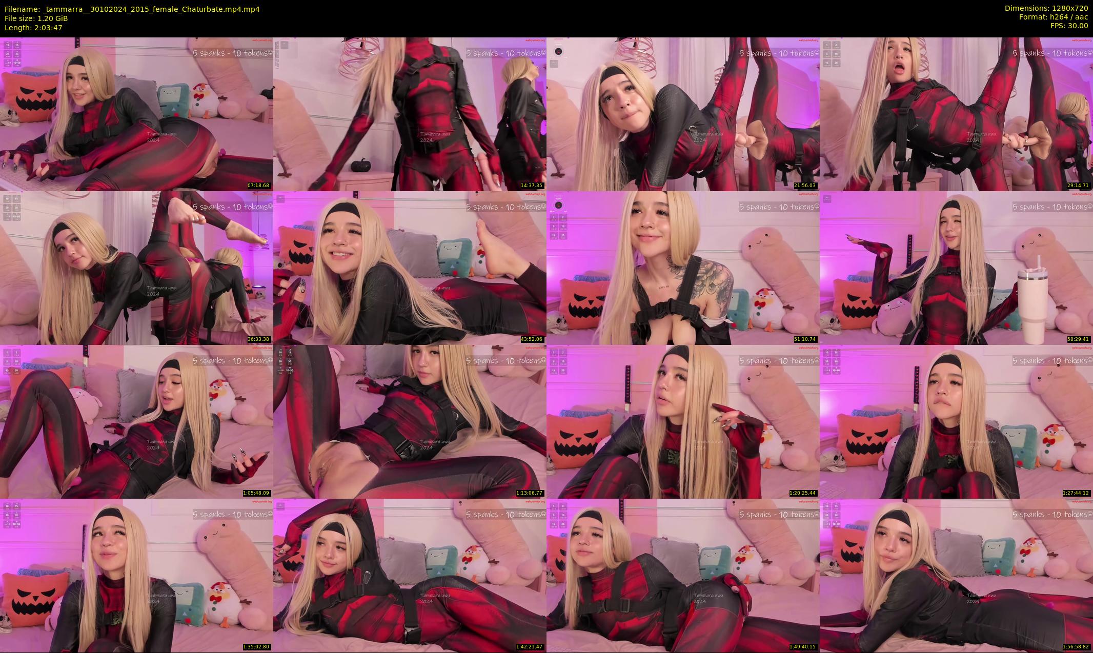 _tammarra_ — 124 minute Chaturbate female cam show recording, 720p, Oct 30, 2024