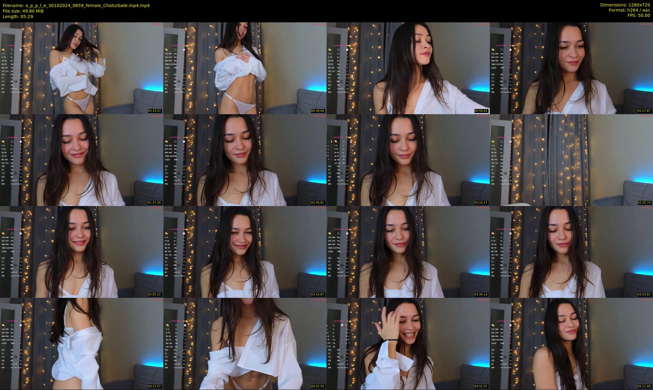 a_p_p_l_e — 6 minute Chaturbate female cam show recording, 720p, Oct 30, 2024
