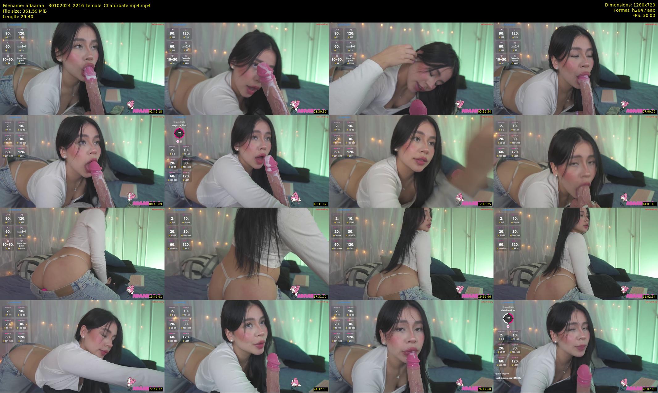 adaaraa_ — 30 minute Chaturbate female cam show recording, 720p, Oct 30, 2024