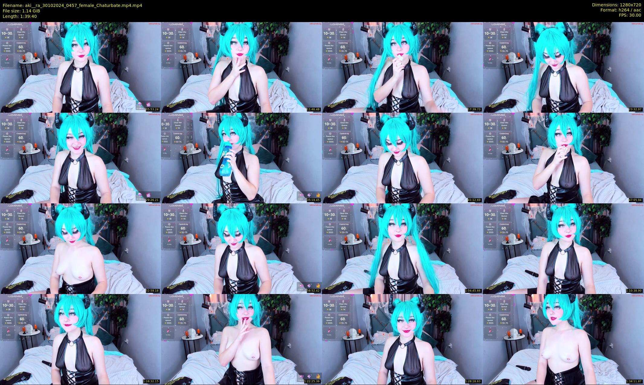 aki__ra — 100 minute Chaturbate female cam show recording, 720p, Oct 30, 2024