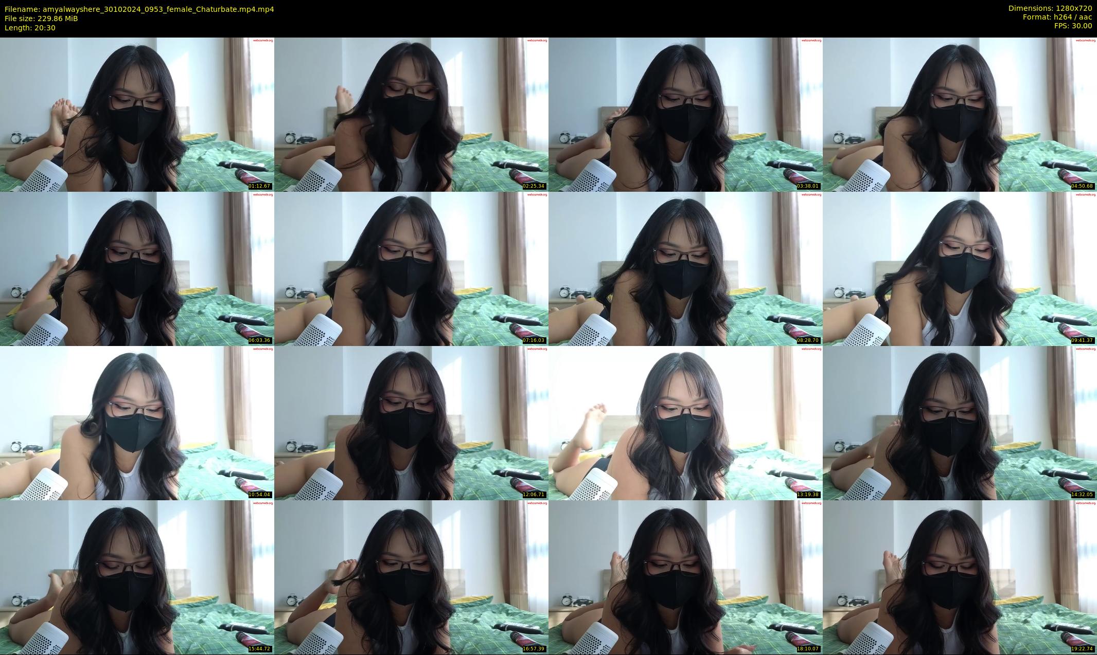 amyalwayshere — 21 minute Chaturbate female cam show recording, 720p, Oct 30, 2024