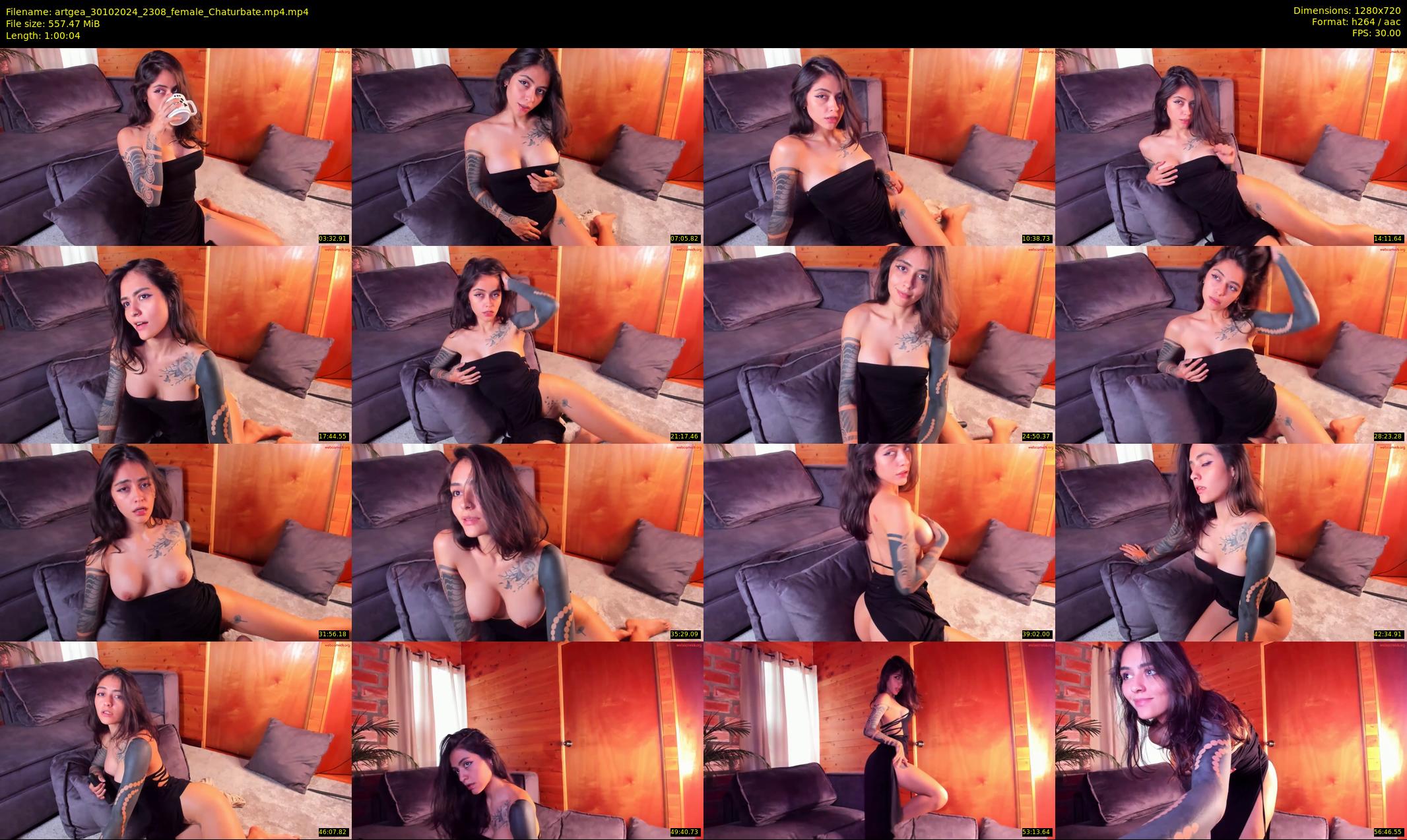 artgea — 61 minute Chaturbate female cam show recording, 720p, Oct 30, 2024