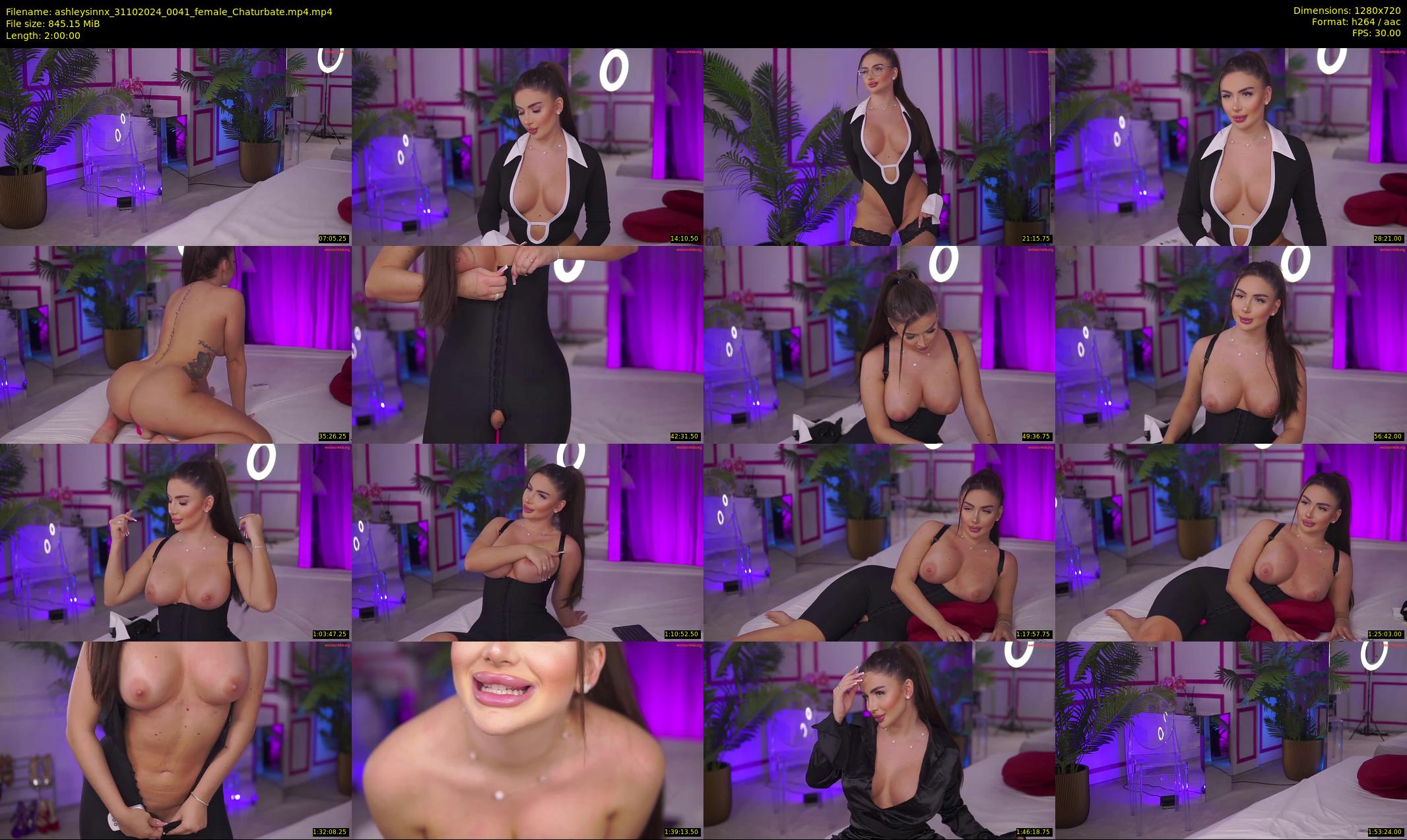 ashleysinnx — 120 minute Chaturbate female cam show recording, 720p, Oct 31, 2024