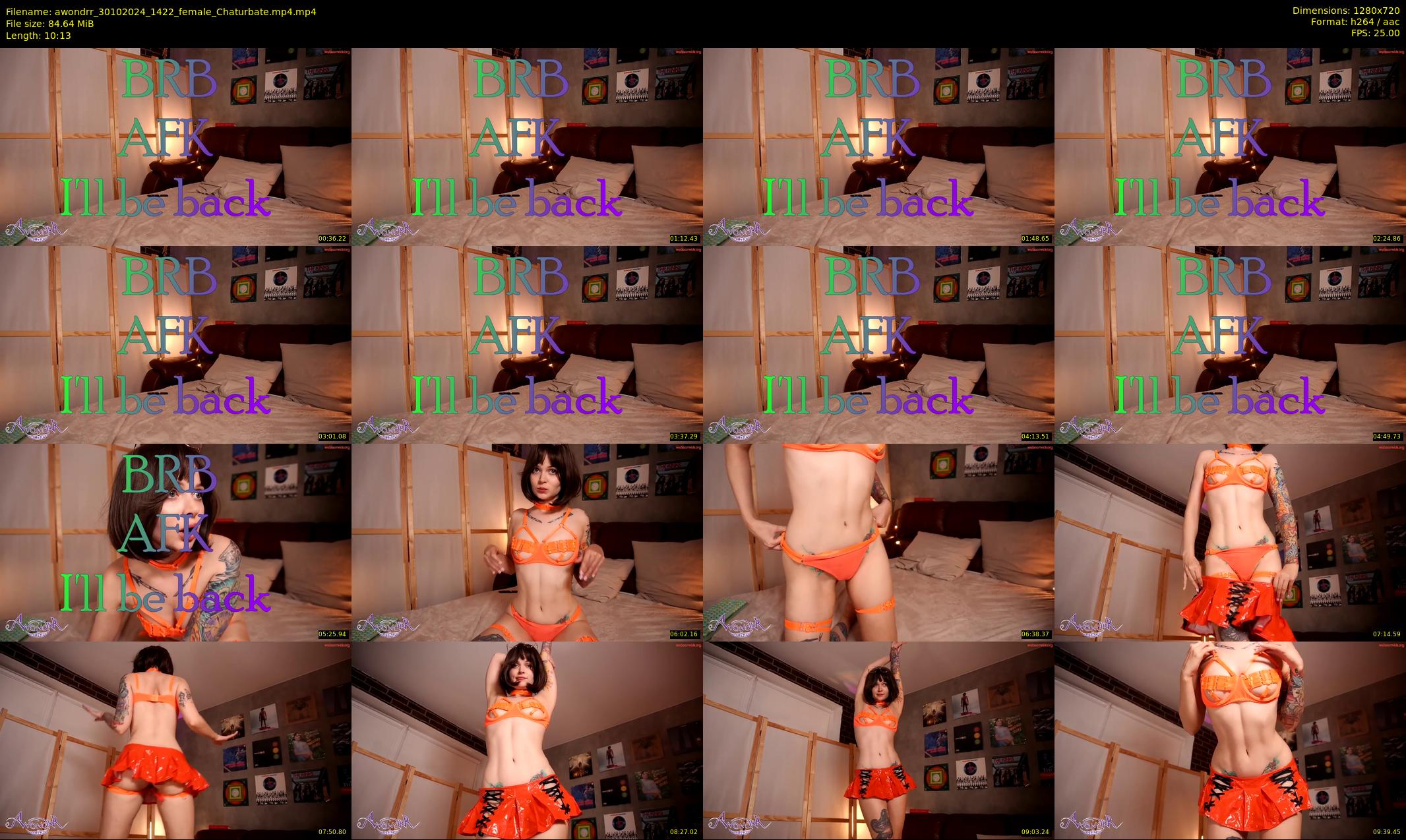 awondrr — 11 minute Chaturbate female cam show recording, 720p, Oct 30, 2024