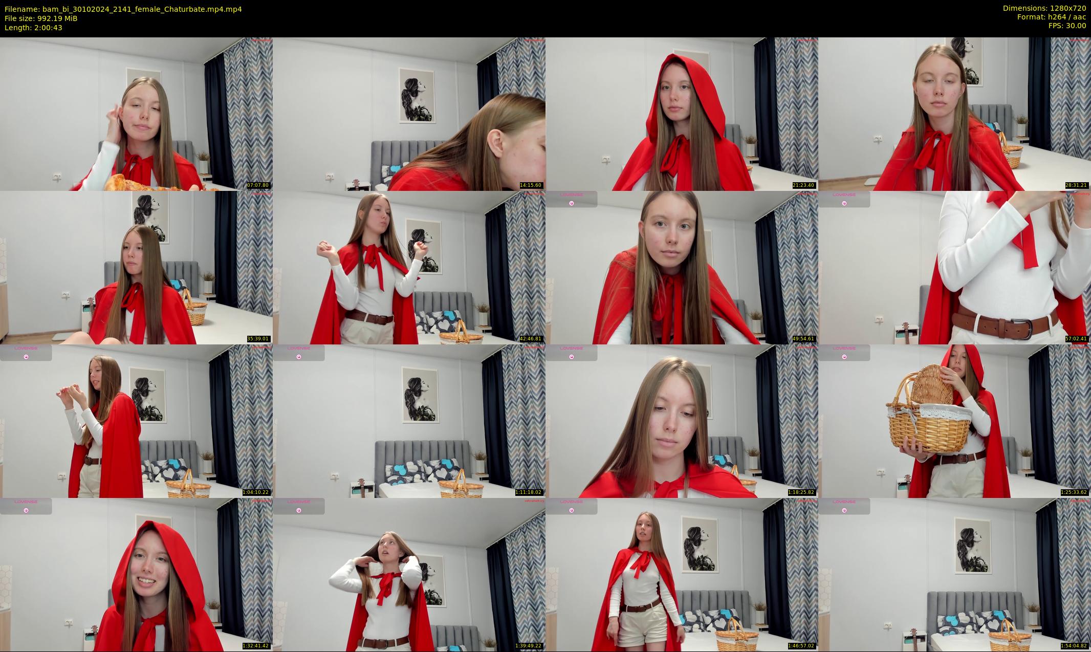 bam_bi — 121 minute Chaturbate female cam show recording, 720p, Oct 30, 2024