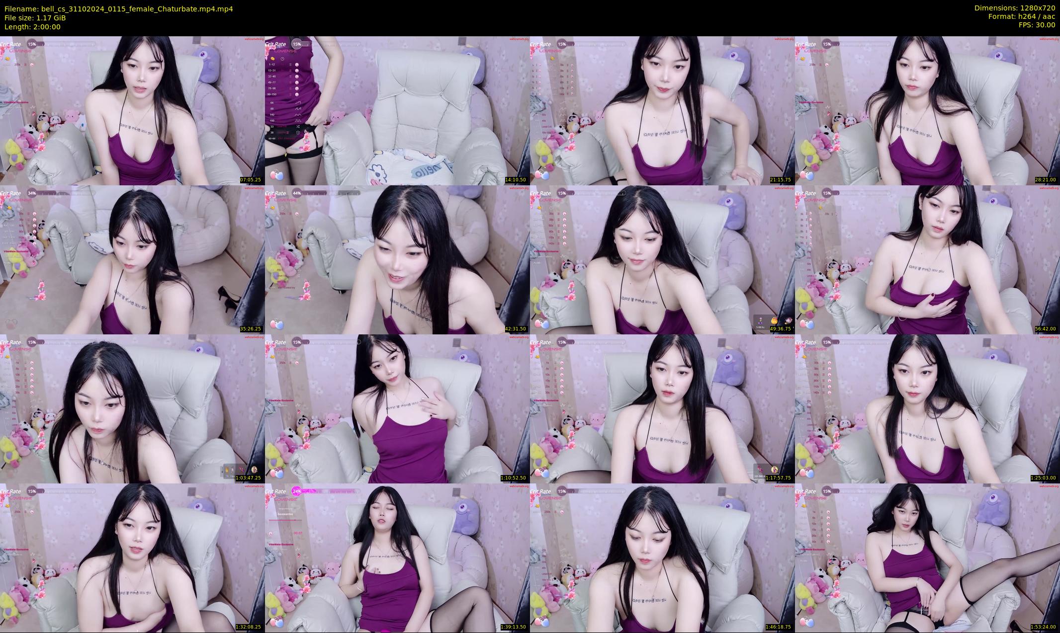 bell_cs — 120 minute Chaturbate female cam show recording, 720p, Oct 31, 2024