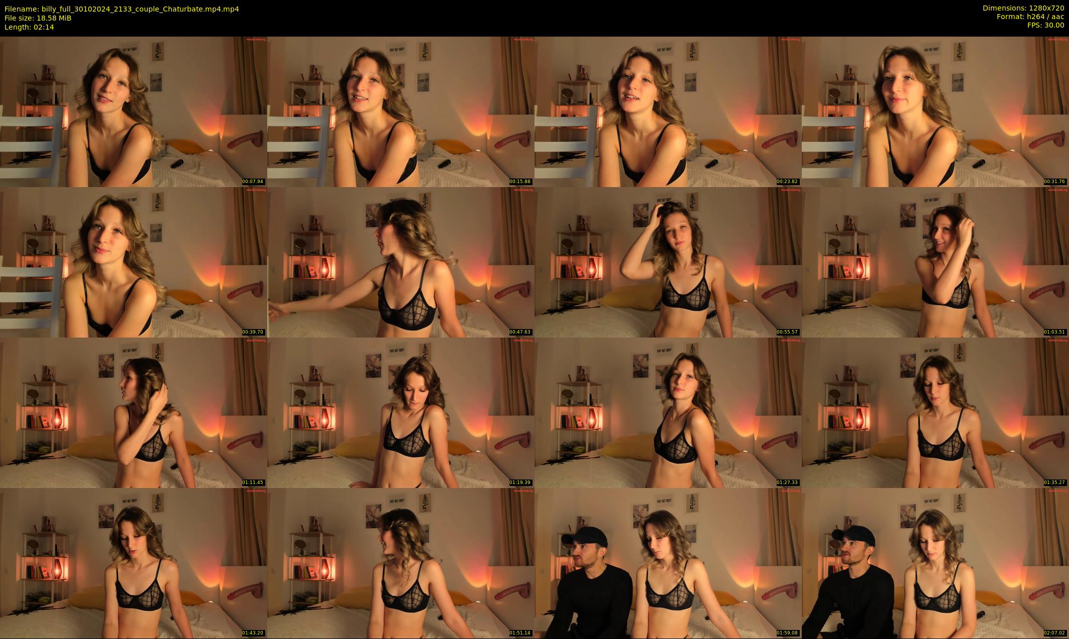 billy_full — 3 minute Chaturbate couple cam show recording, 720p, Oct 30, 2024