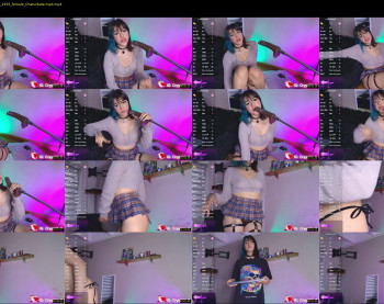 black_cryystal — 55 minute Chaturbate female cam show recording, 720p, Oct 30, 2024