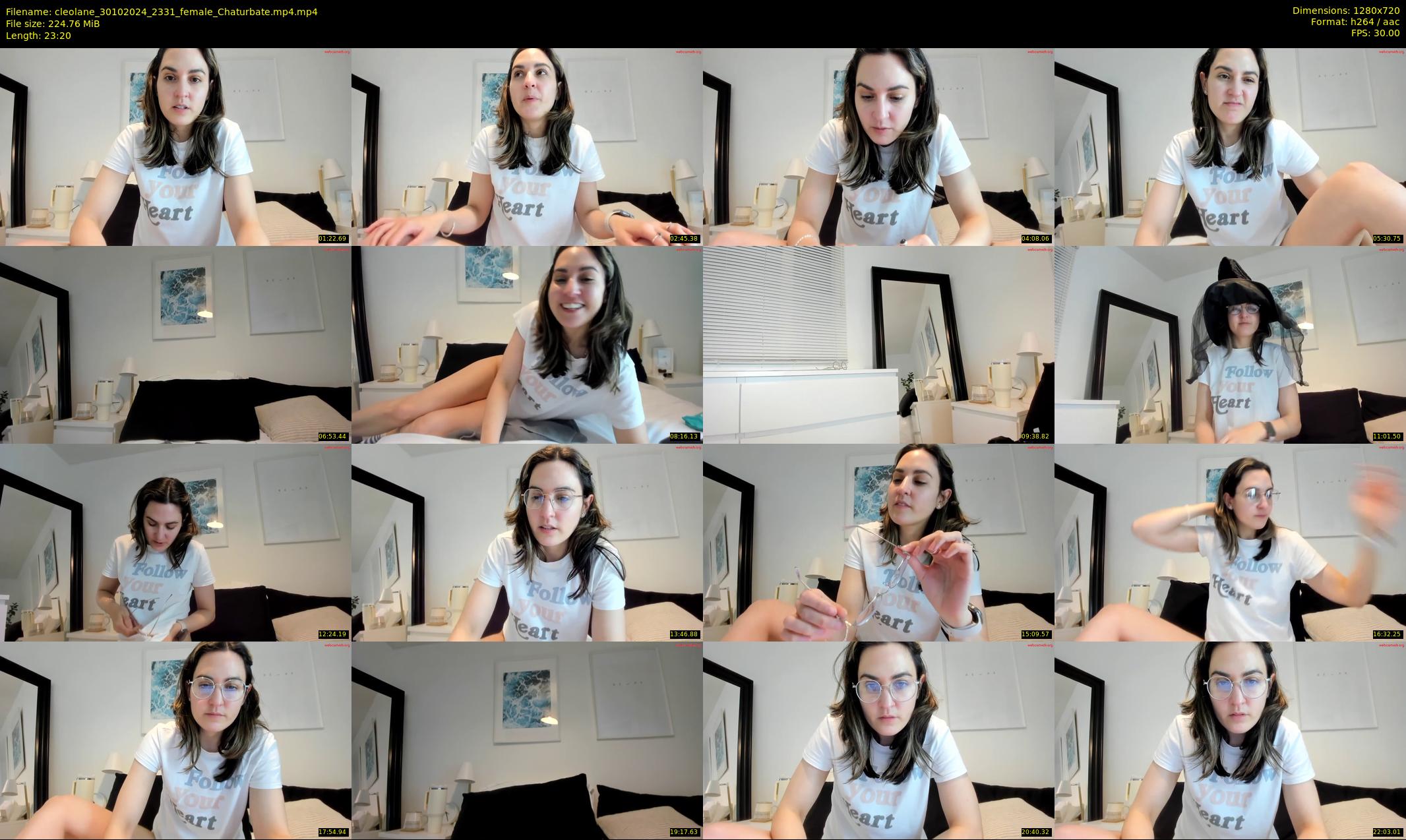 cleolane — 24 minute Chaturbate female cam show recording, 720p, Oct 30, 2024